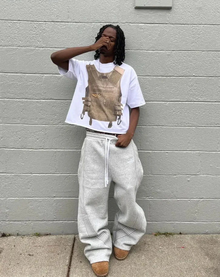 Archive baggy bottoms grey