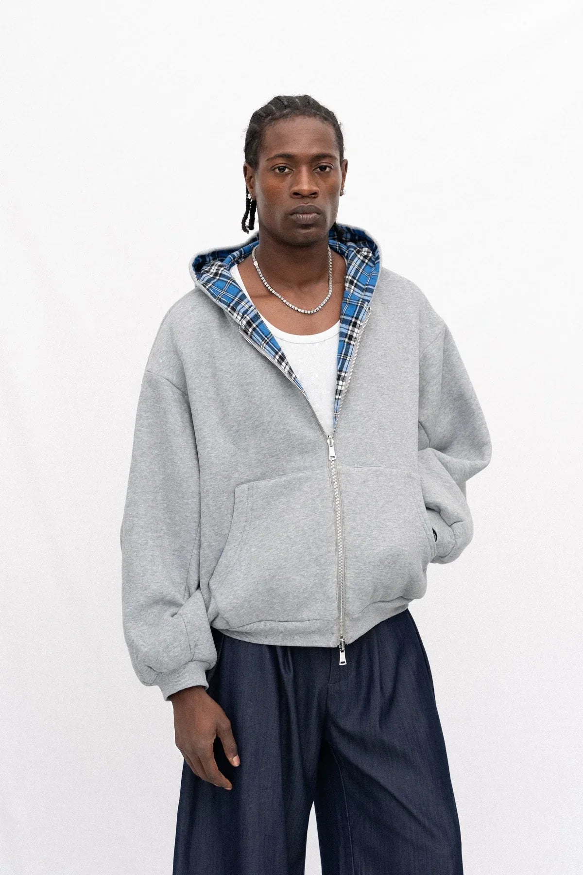 Double zip up